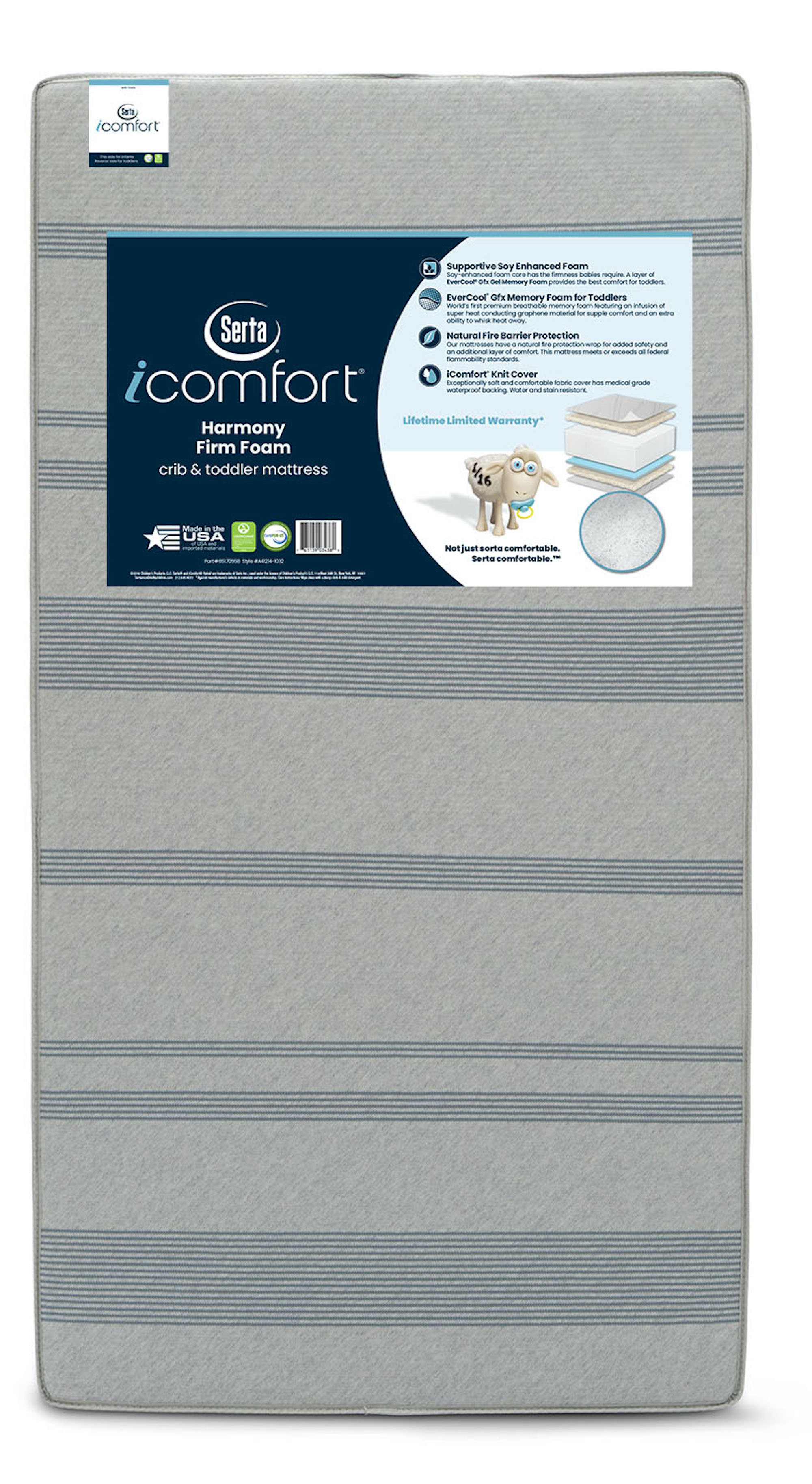 Serta 2 Stage Waterproof Standard Crib Mattress Reviews Wayfair